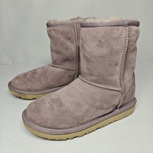 UGG Mauve Ankle Booties